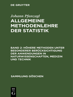 cover image of Höhere Methoden unter besonderer Berücksichtigung der Anwendungen in Naturwissenschaften, Medizin und Technik